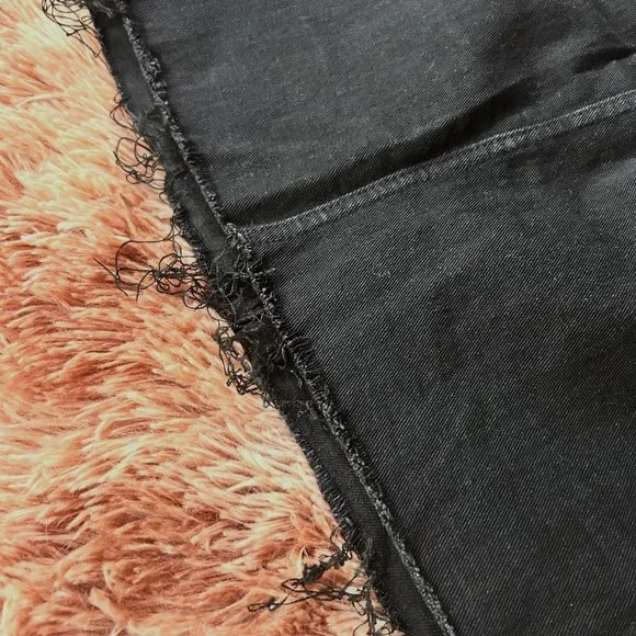 Short Distressed Denim Skirt - Picture 5 of 6